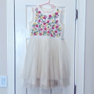 Mini Biden Tulle embroidered dress